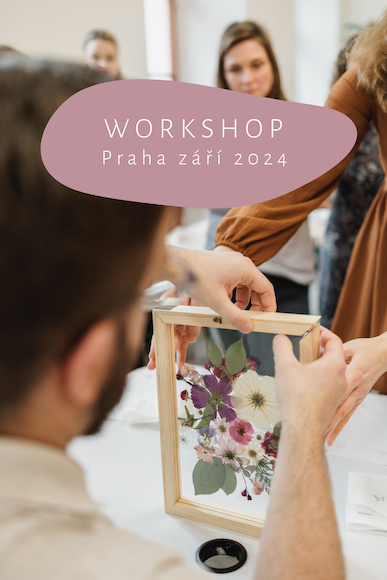 Květinový workshop tvorba obrazu - PRAHA 28.9.2024
