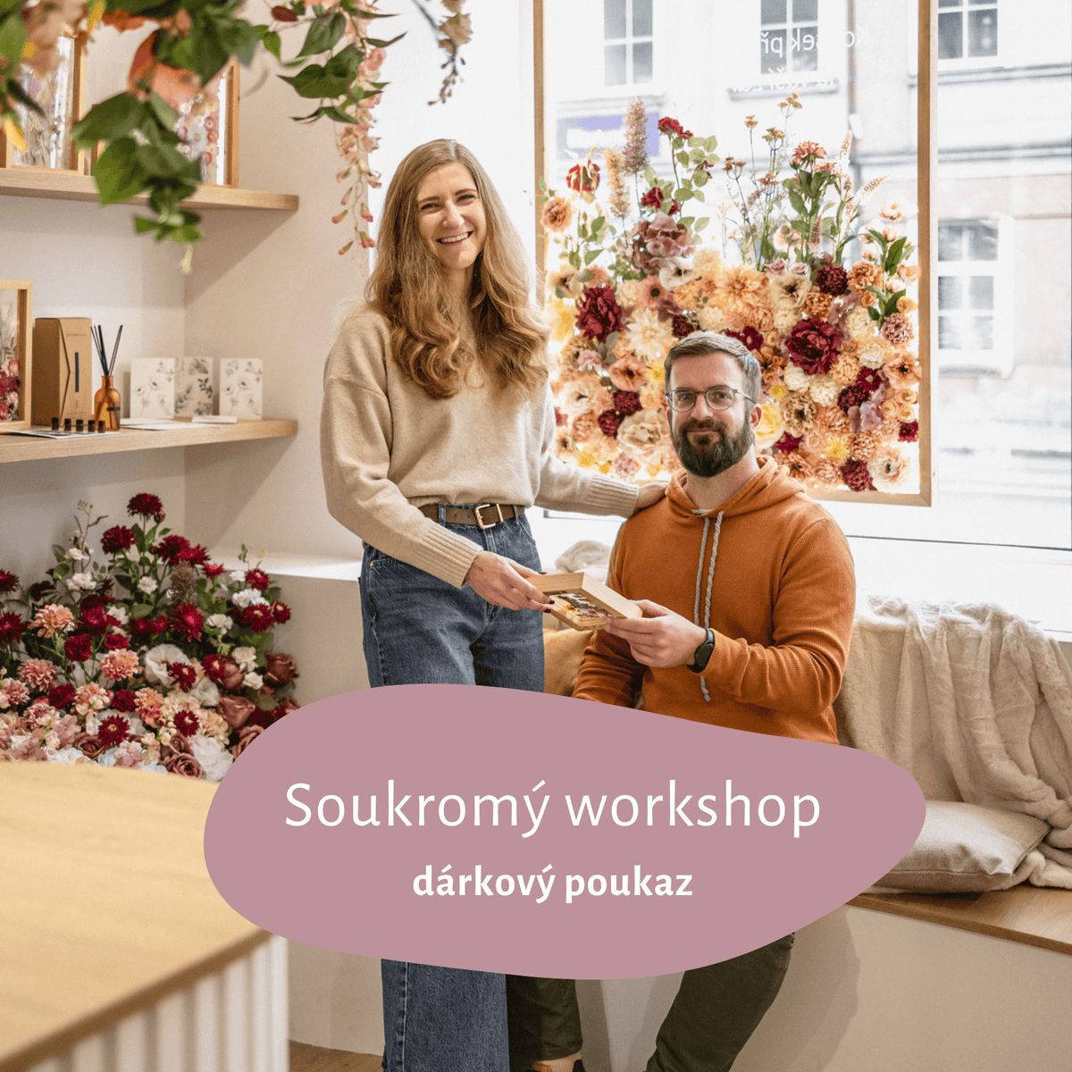 Dárkový poukaz - soukromý květinový workshop