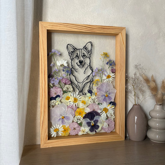 Corgi květinový