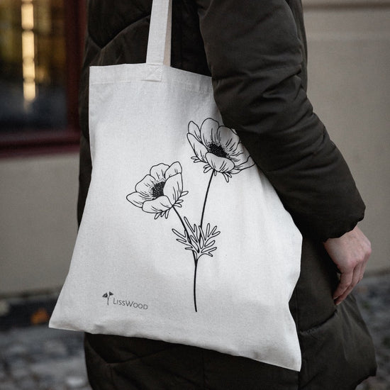 Plátěná taška Květ